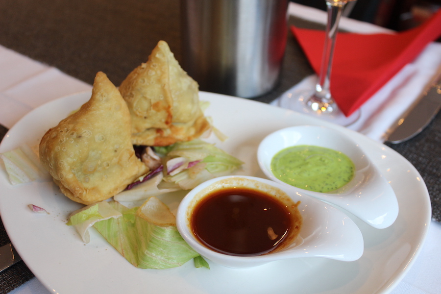 At the Golden India Zermatt, vegetarian guests also get their money's worth.